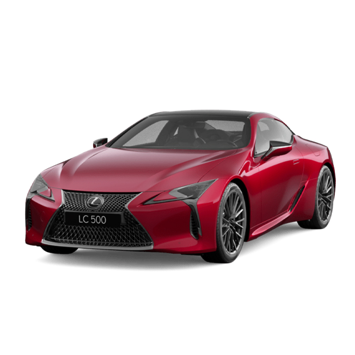 Lexus LC-Radiant Red Contrast Layering