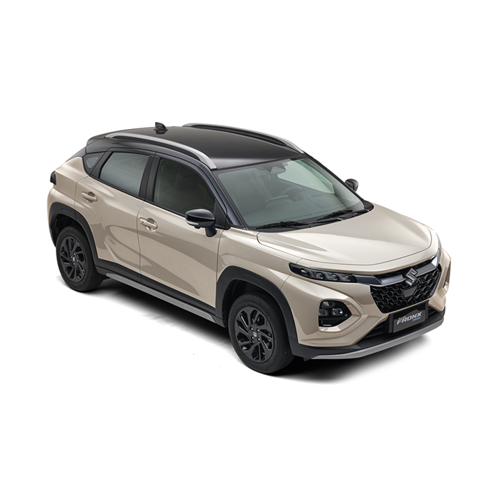Suzuki Fronx-Savanna Ivory Metallic + Marble Black Pearl