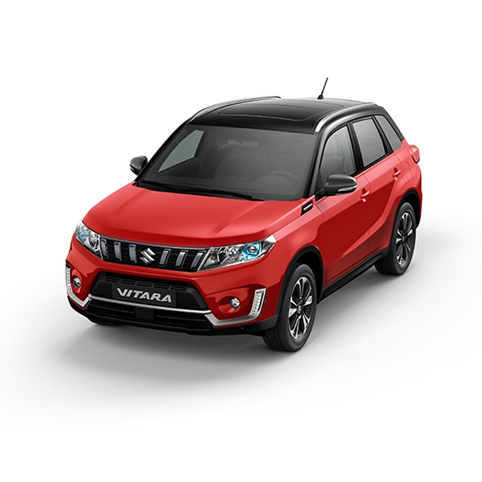Suzuki Vitara Two-Tone Bright Red Cosmic Black Pearl Metallic Philippines