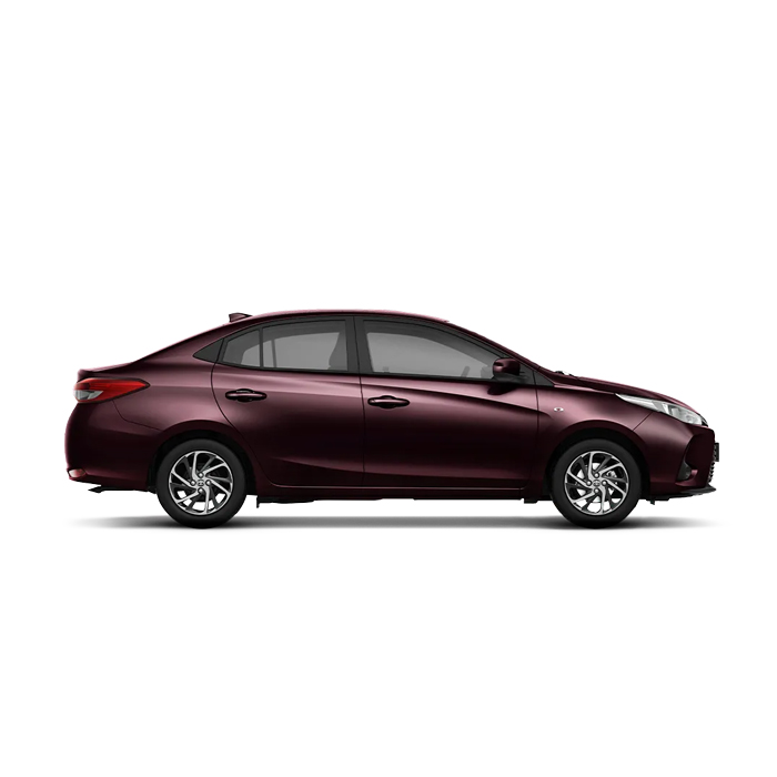Toyota Vios Blackish Red Mica