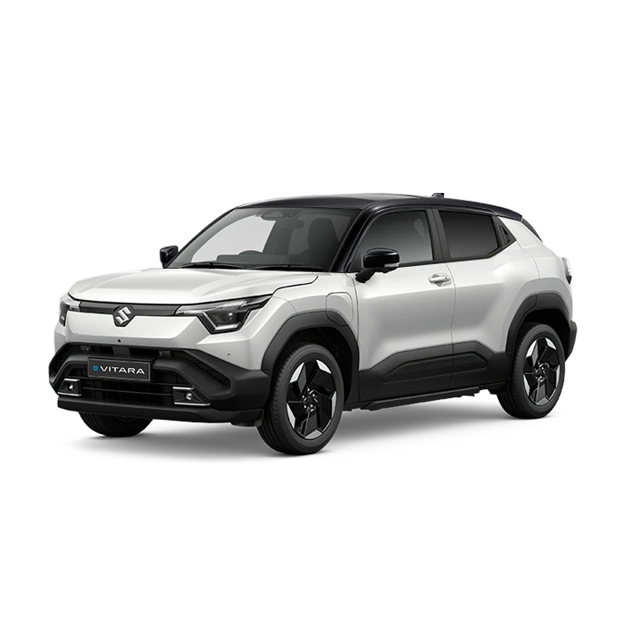 Arctic White Pearl + Bluish Black Pearl Suzuki E Vitara