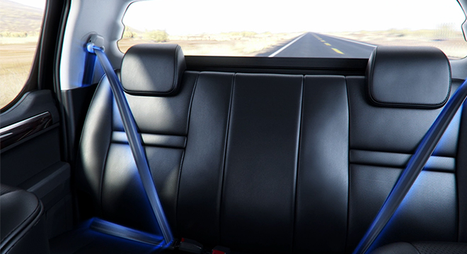 2018 FOTON Thunder rear seats