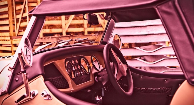 2018 Morgan Plus 4 2.0L steering wheel