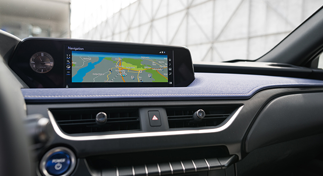 2019 Lexus UX display unit