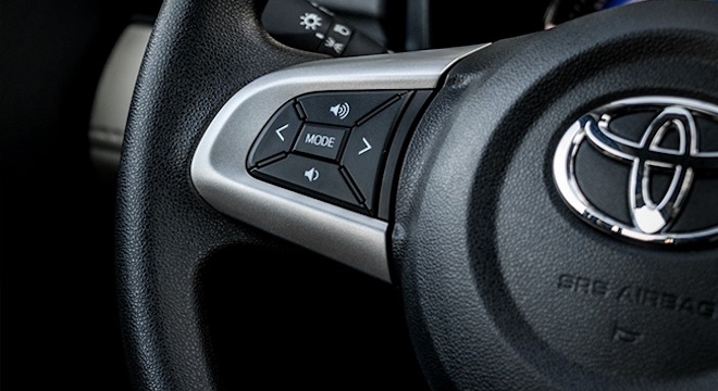2019 Toyota Rush steering wheel controls