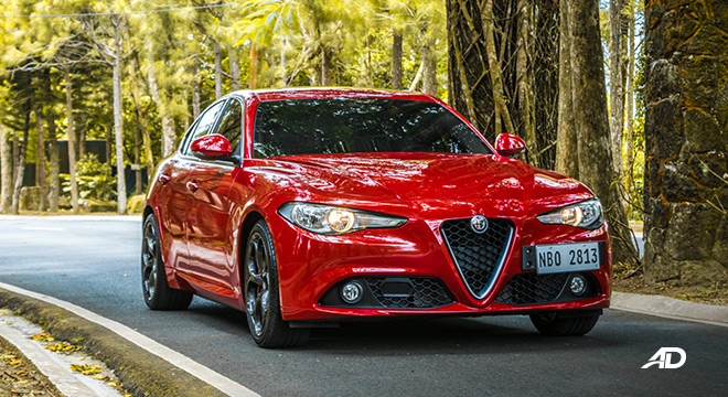 2020 Alfa Romeo Giulia exterior road test front