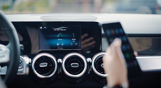 2021 Mercedes Benz GLB 200 AMG Line infotainment