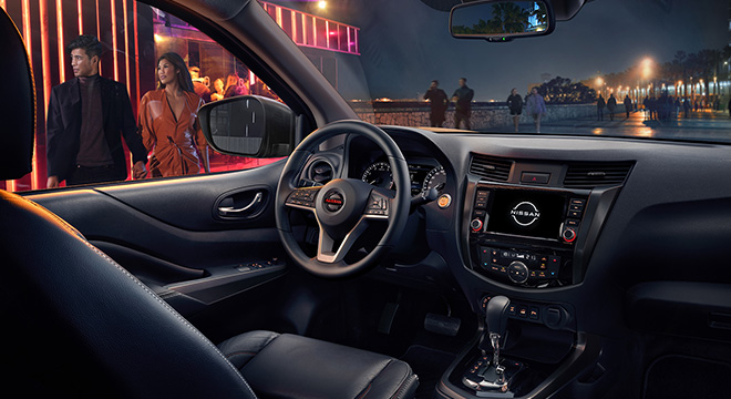 2021 Nissan Navara driver side dashboard