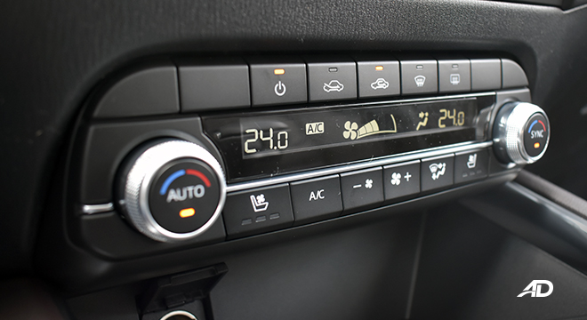 2022 Mazda CX-5 aircon controls