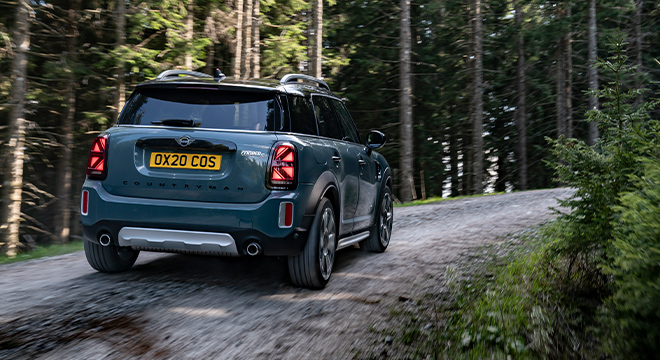 2022 Mini Cooper Countryman Exterior Rear Quarter Driving 