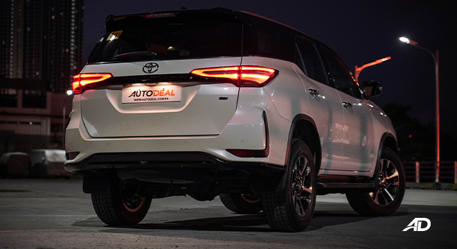 2022 Toyota Fortuner exterior quarter rear