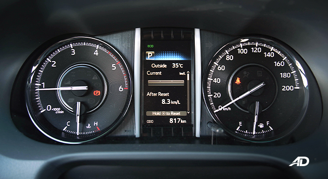 2022 Toyota Fortuner instrument cluster