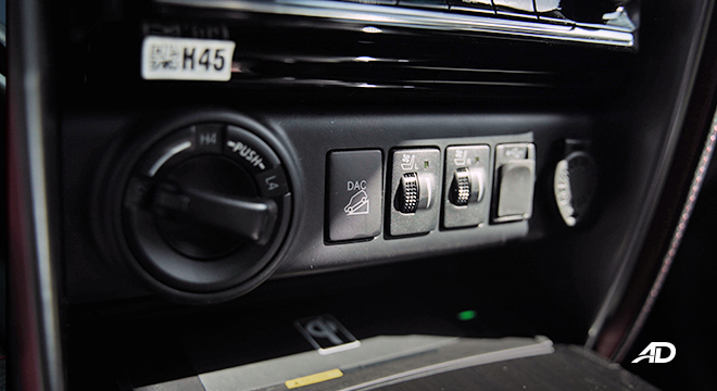 2022 Toyota Fortuner switches