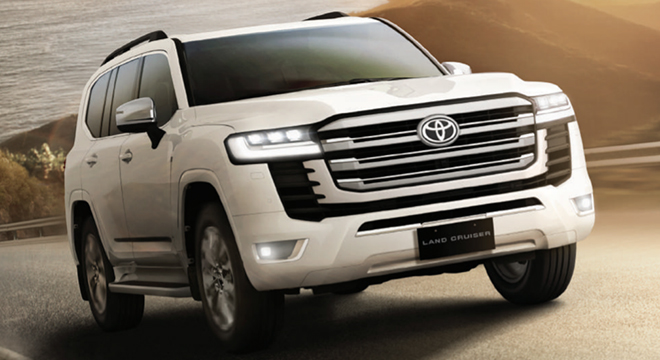 2022 Toyota Land Cruiser 300 exterior quarter front Philippines