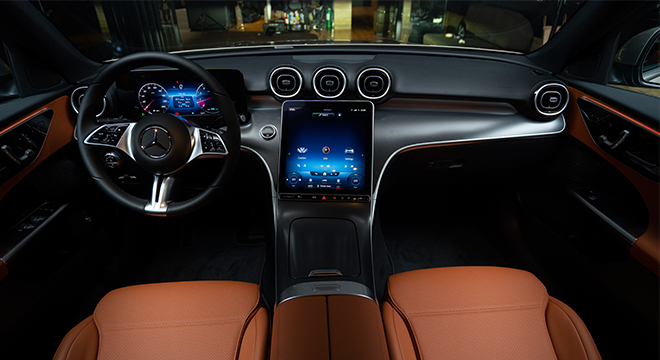 2023 Mercedes Benz C-Class interior dashboard