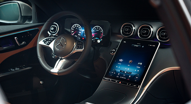 2023 Mercedes Benz C-Class interior dashboard