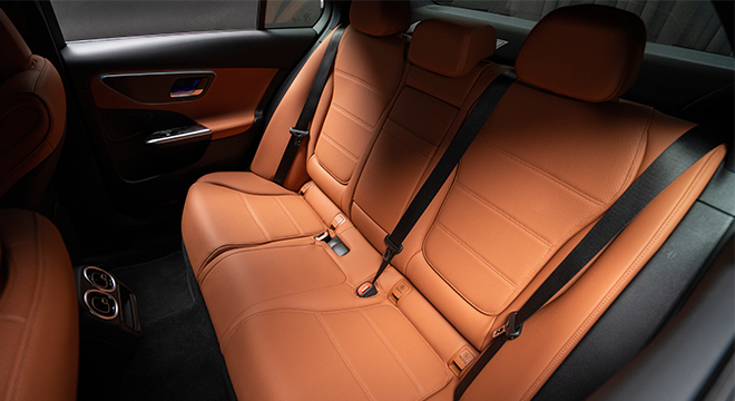 2023 Mercedes Benz C-Class rear seats