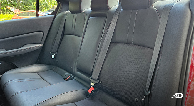 2024 Honda City RS Rear Seats