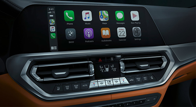 BMW M3 10.25-inch infotainment system