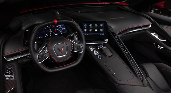 Chevrolet C8 3LT Steering Wheel