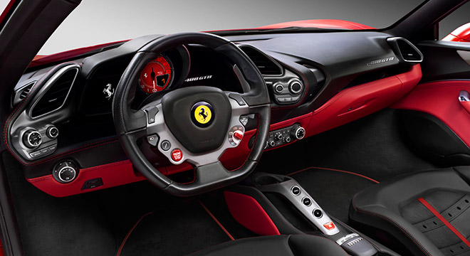 Ferrari 488 GTB 2018 interior