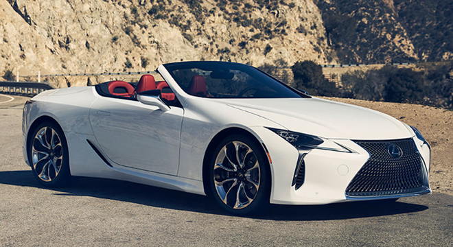 Lexus LC 500 Convertible front quarter