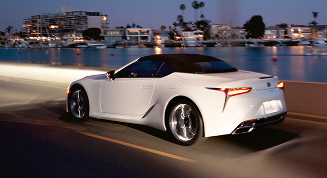 Lexus LC 500 Convertible rear quarter