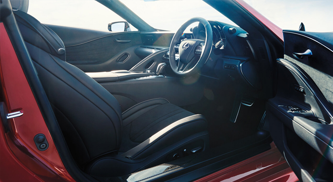 Lexus LC 500 interior