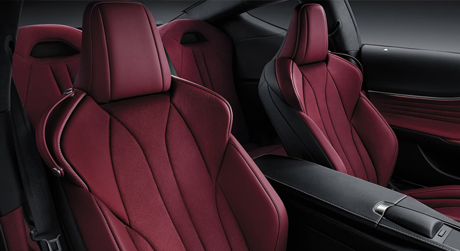 Lexus LC 500 seats