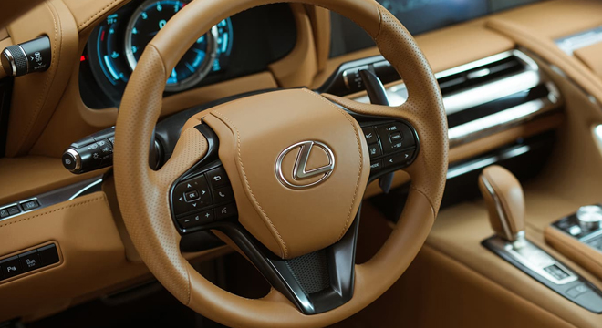 Lexus LC 500 steering wheel