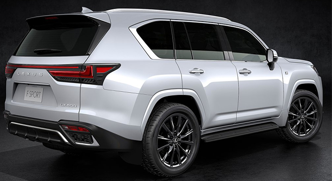 Lexus LX F-Sport  rear quarter