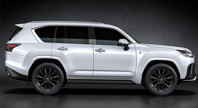 Lexus LX F-Sport  side profile