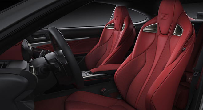 Lexus RC F 2022 interior