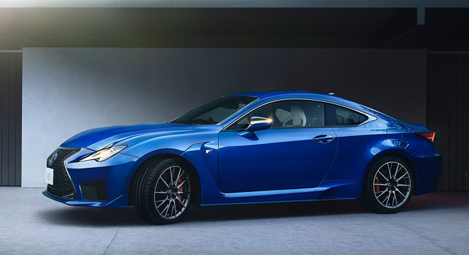 Lexus RC F 2022 side profile