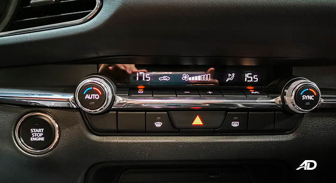 mazda cx-30 beauty shot climate control interior philippines