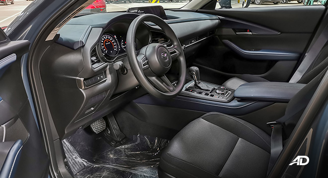mazda cx-30 beauty shot front cabin interior philippines