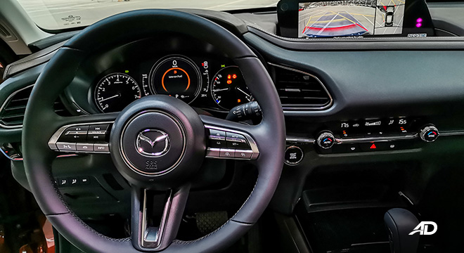 mazda cx-30 beauty shot steering wheel interior