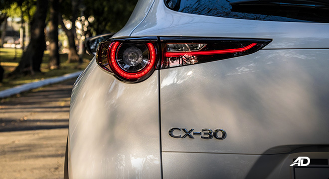 mazda cx-30 review road test led taillights exterior philippines