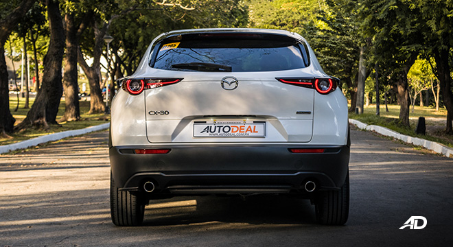 mazda cx-30 review road test rear view exterior philippines