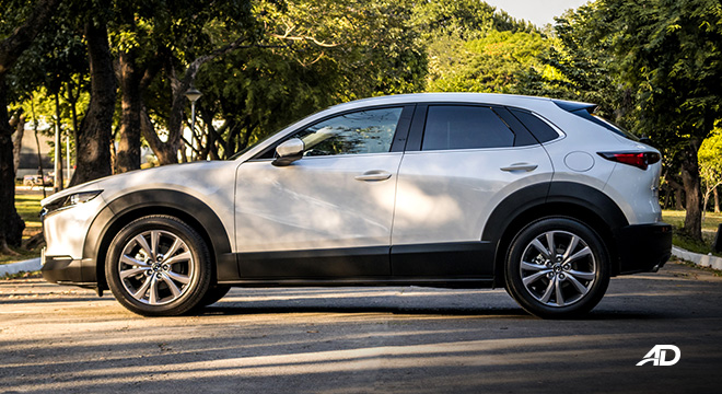mazda cx-30 review road test side view exterior philippines