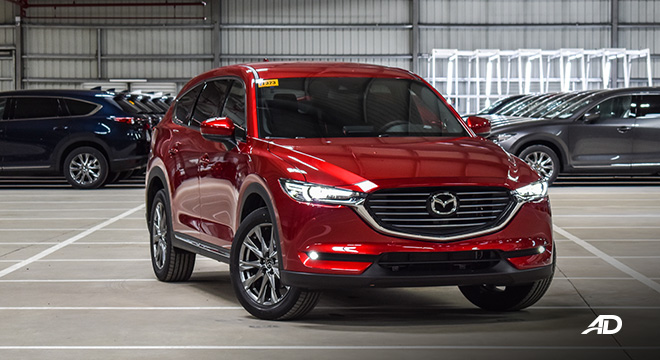 mazda cx-8 beauty shot exterior front quarter philippines