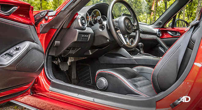 mazda mx-5 rf review road test front cabin interior philippines
