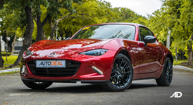 mazda mx-5 rf review road test front quarter exterior