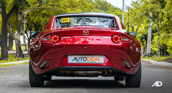 mazda mx-5 rf review road test rear exterior philippines