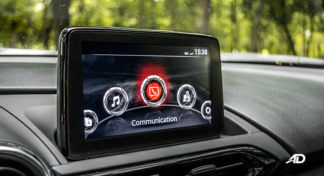 mazda mx-5 rf review road test touchscreen infotainment interior