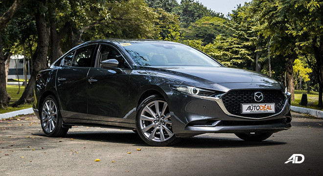 Mazda3 road test review front quarter exterior philippines sedan