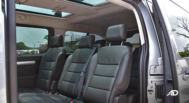 Peugeot Traveller Premium Interior rear seats