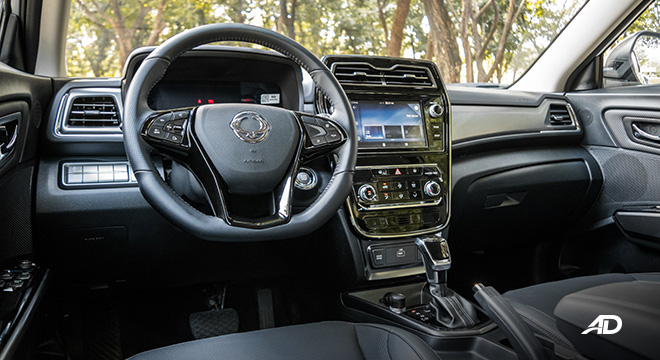 ssangyong tivoli diesel review road test front cabin interior philippines