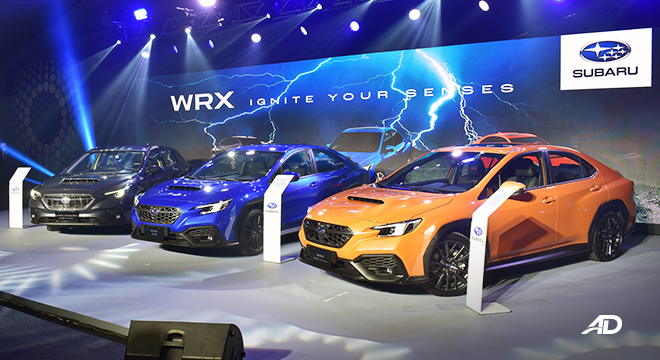 Subaru WRX lineup
