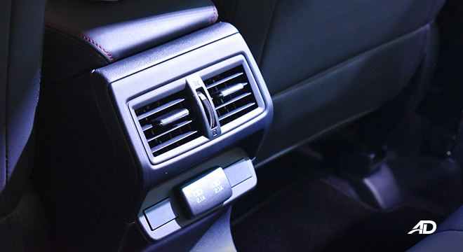 Subaru WRX Wagon rear air conditioning